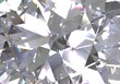 crystal refractions background. 3d rendering texture close up