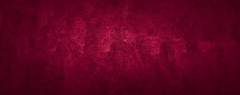 Dark Grungy Red Abstract Concrete Wall Texture Background