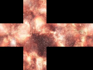Hot cosmos 360 VR background cube map