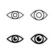 © avaicon - Eye icons vector. Eye sign and symbol. Look and Vision icon.