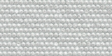 Seamless Bubble Wrap Packing Material Background Texture. Fragile Shipping Or Moving Backdrop Pattern 3D Rendering.