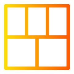 layout gradient icon
