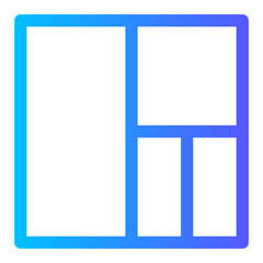 layout gradient icon