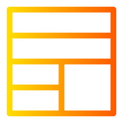 layout gradient icon