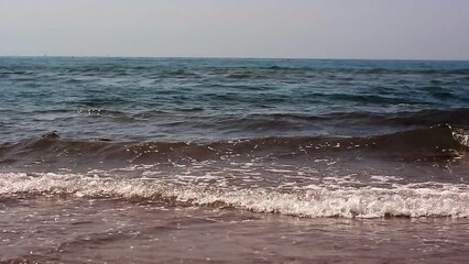 Canvas Print - waves on the beach