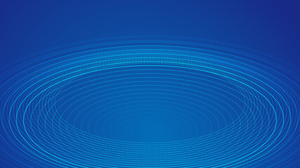 Poster - tech particle coil swirl texture vector background