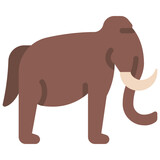 Fototapeta Dinusie - Mammoth Icon