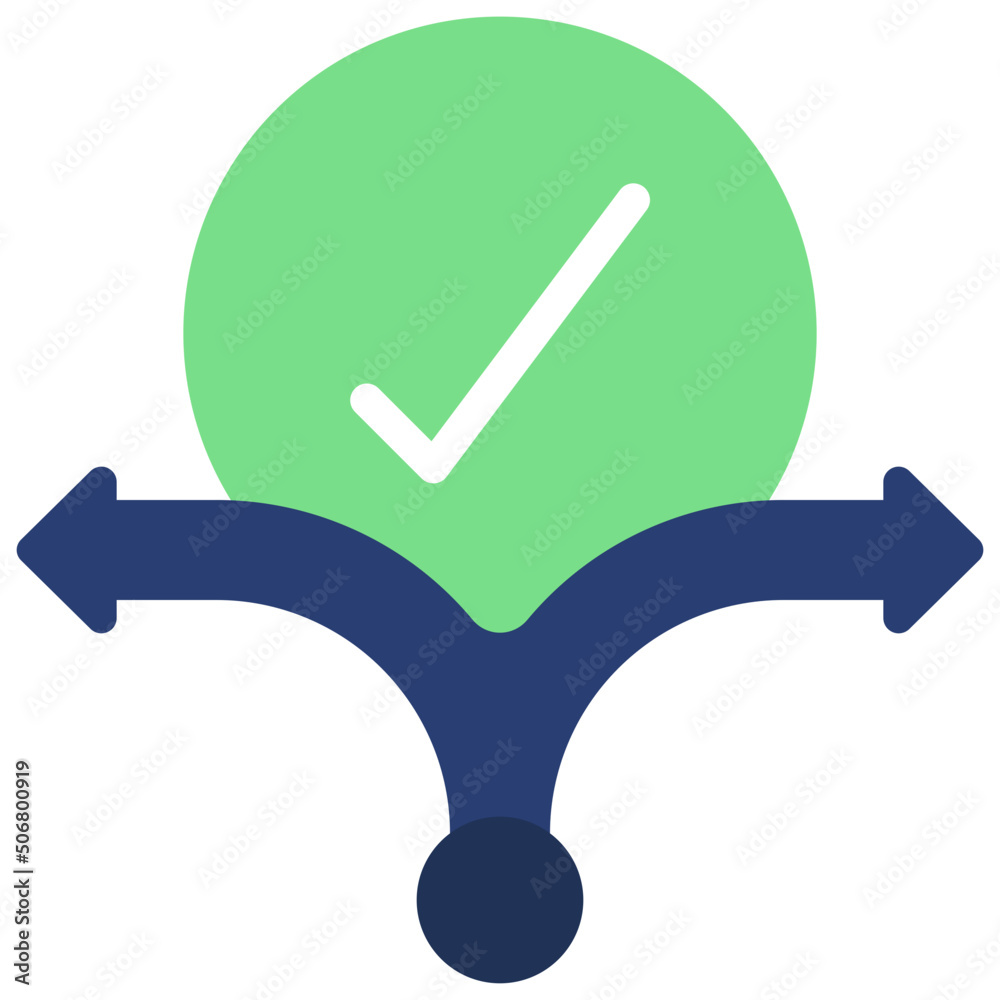Improved Decision Making Icon Stock Vector | Adobe Stock, image size:1000x1000