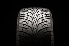 directional sports tire with a beautiful tread pattern and lamellae