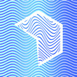 © garis lurus - ABSTRACT COLORFUL GRADIENT WAVY LINE PATTERN BACKGROUND. COVER DESIGN