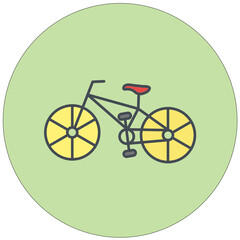 Canvas Print - Bike Icon Design