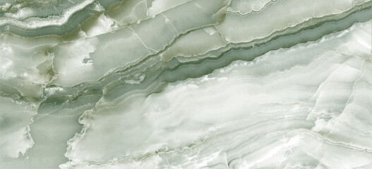 Wall Mural - green onyx marble texture, mineral stone background