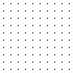 Poster - Square seamless background pattern from black washer symbols are different sizes and opacity. The pattern is evenly filled. Vector illustration on white background