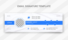 Professional Email Signature Template Design. Modern And Creative Email Signature Design. Corporate Email Signature.