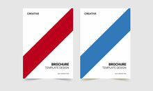 Simple Brochure Cover Vector Template. Brochure Cover Template Vector Art