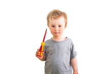 Little Boy With A Screwdriver