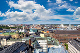Fototapeta  - Panoramic view of Helsinki