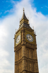 Canvas Print - Big Ben clock tower in London