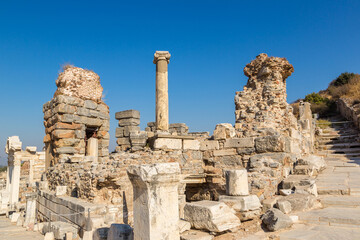 Fototapete - Ancient city Ephesus, Turkey