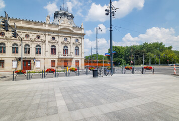 Canvas Print - City center - Lodz City