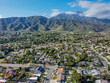 Upland, California, USA – April 20, 2022: Top Aerial Drone View of San Antonio Heights Upland, CA with North Mountain View