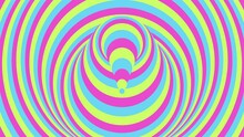 Colorful Vertigo Circles With Abstract Shape, Abstract Corporate, Business And Futuristic Style Background
