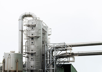 Industrial exhaust air treatment system or wet scrubber system