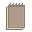 Pixel Illustration of a basic memo pad
