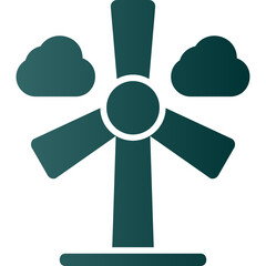 Poster - Wind Turbine Icon