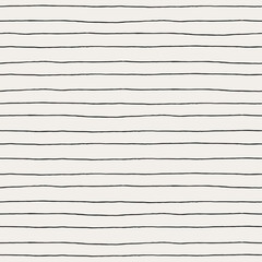 Wall Mural - Seamless pattern with hand drawn lines