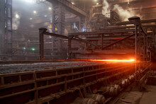 Sintering Machine On Steel Mill.