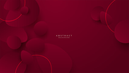 Wall Mural - Red maroon abstract background
