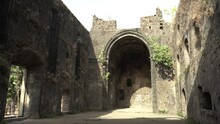 Ruined Historical Structure At Vasai Fort, Mumbai, India