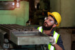 © atitaph - Portrait of a male engineer, professional, skilled labor, quality skills, inspecting and controlling machines.