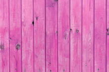 Pink Wood Background Texture, Copy Space