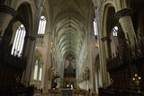 Fototapeta Paryż - Nef de la cathédrale de Malines. Belgique