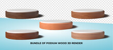 Bundle Of 3D Rendering Podium Model Luxury Decor For Sale Product, Sale, Transparent