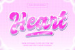 © rizqikreatif88 - Pink Heart Editable Text effect Cartoon Style
