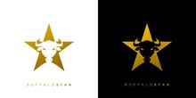 Elegant And Attractive Buffalo Star Logo Design
