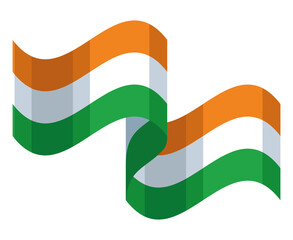 Poster - indian flag waving