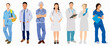 Illustration of Group of medical doctors