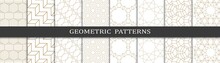 Set Of Arabic Seamless Patterns. Asian Geometric Traditional Design Islamic Pattern. Seamless Arabic Ramadan Pattern.