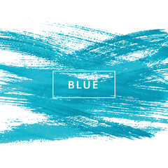 Aufkleber - Abstract blue watercolor background