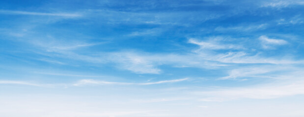 Wall Mural - blue sky with white cloud background