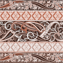 Paisley Background With Eastern Ornaments.