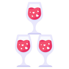 Sticker - Wine Glasses 