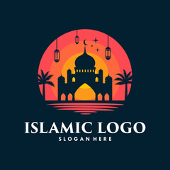 Poster - Islamic With Mosque Logo Template