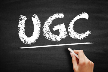 Poster - ugc user generated content - specific content created by customers and published on social media or 