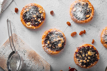 Wall Mural - Mini pies with jam