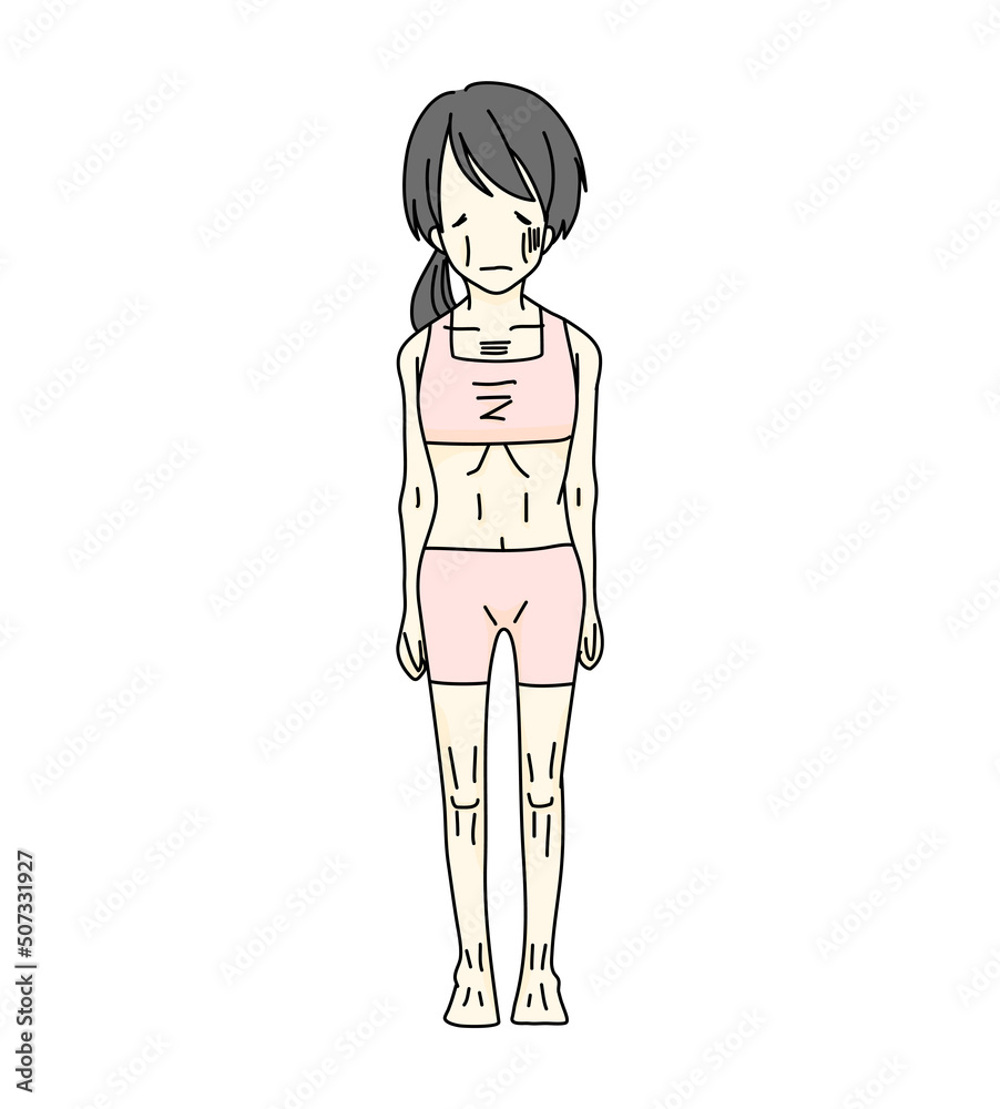 ガリガリ女 
